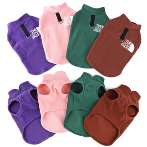 Classic Dog Fleece Vest with Leash Pull Ring