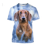 Load image into Gallery viewer, 3D Print Dachshund Men T-Shirt
