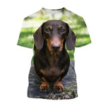 Load image into Gallery viewer, 3D Print Dachshund Men T-Shirt
