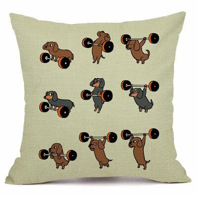 Cute Dachshund themed Cushion Covers