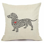 Load image into Gallery viewer, Cute Dachshund themed Cushion Covers
