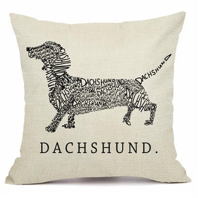 Cute Dachshund themed Cushion Covers