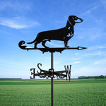 Load image into Gallery viewer, Elegant Dachshund Weather Vane for Weather Tracking
