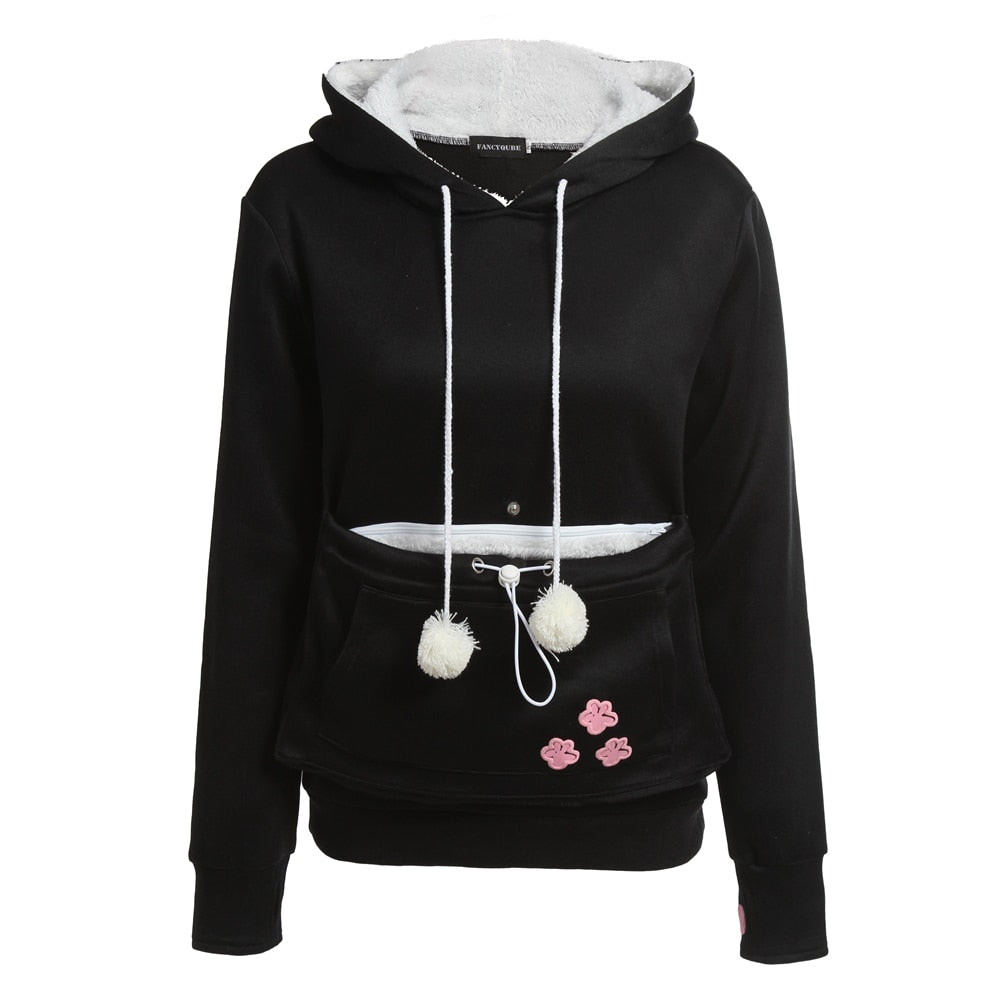 Warm Hoodies with Pet Cuddle Pouch