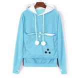 Load image into Gallery viewer, Warm Hoodies with Pet Cuddle Pouch
