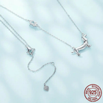 Load image into Gallery viewer, Dachshund Charm 925 Sterling Silver Necklace
