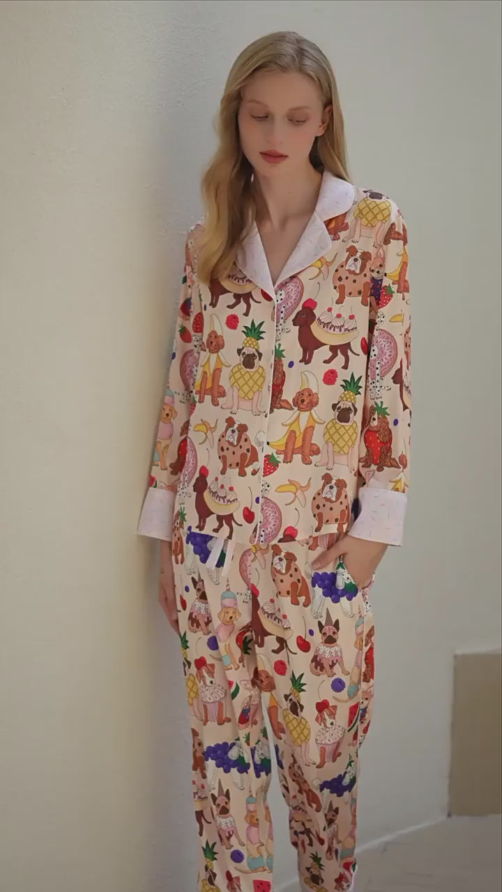 Dachshund Delights Women's Pajama Set