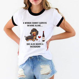 Funny Dachshund T-shirts For Women