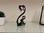 Load image into Gallery viewer, Minimalist Metal Abstract Line Art Dog Statue
