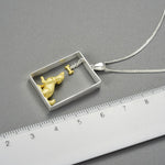 Load image into Gallery viewer, Cute Dachshund Sterling Silver Necklace
