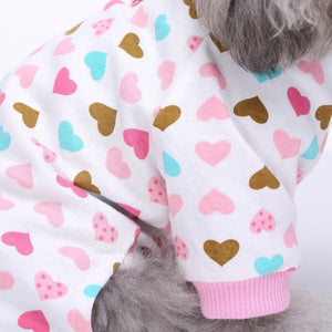 Cute Small Dog Jumpsuit Pajama