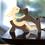Load image into Gallery viewer, Cute Wood Crafted Dog Sculpture
