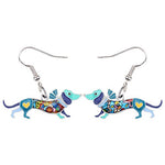 Load image into Gallery viewer, Dachshund Dog Enamel Alloy Earrings For Women
