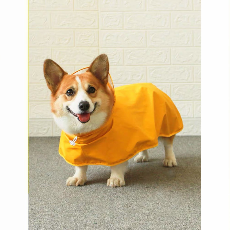 Dog waterproof Raincoat and Poncho with Belly Protection