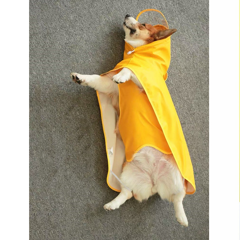 Dog waterproof Raincoat and Poncho with Belly Protection