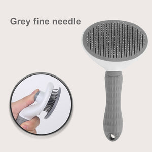 Self-Cleaning Pet Fur Remover Brush