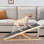 Load image into Gallery viewer, Wooden Adjustable Pet Ramp
