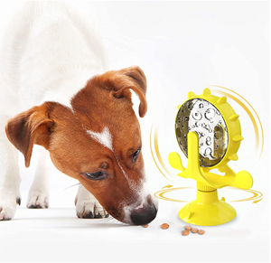 Pet Food Spinning Windmill Dispenser