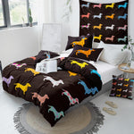 Load image into Gallery viewer, Dach Everywhere™ Dachshund Duvet Bedding Set
