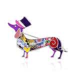 Load image into Gallery viewer, Graceful Dachshund Enamel Brooches Pin

