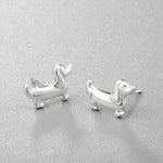 Load image into Gallery viewer, Sausage Dog Stud Earrings
