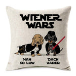 Load image into Gallery viewer, Dachshund Printed Cushion Case
