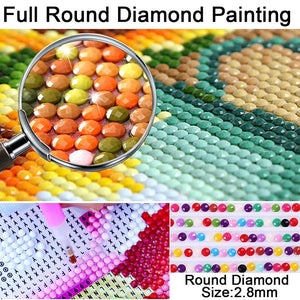 DIY Diamond Mosaic Dachshund Painting