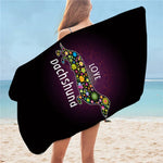 Load image into Gallery viewer, Dachshund Microfiber Beach Towel
