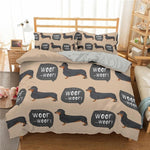 Load image into Gallery viewer, Dach Everywhere™ Doxie in Four Seasons Bedding Set
