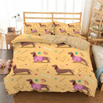 Load image into Gallery viewer, Dach Everywhere™ Doxie in Four Seasons Bedding Set
