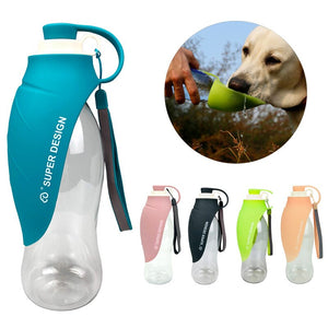 Portable Dog Foldable Leaf Water Bottle / Water Bowl