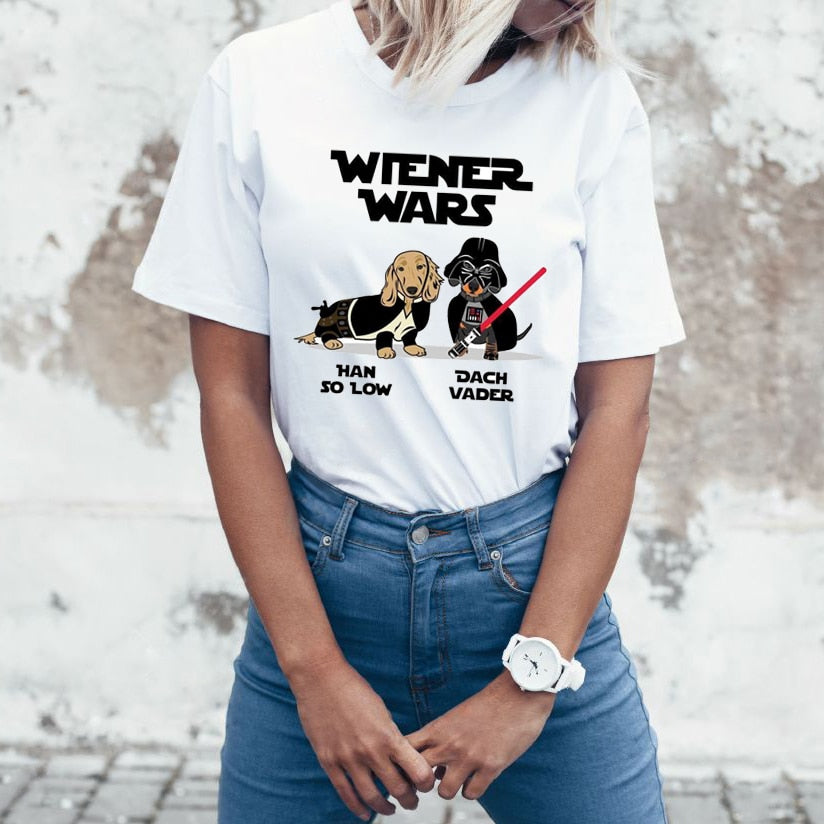 Wiener Wars T-shirt for Women