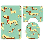 Load image into Gallery viewer, Cute Dog Bathroom Rug &amp; Shower Curtain Sets (Set of 3 &amp; Set of 4)
