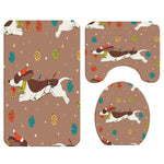 Load image into Gallery viewer, Cute Dog Bathroom Rug &amp; Shower Curtain Sets (Set of 3 &amp; Set of 4)
