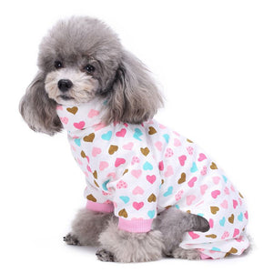 Cute Small Dog Jumpsuit Pajama