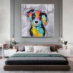 Load image into Gallery viewer, Dachshund Graffiti Canvas Painting (No Frame)
