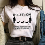 Load image into Gallery viewer, Social Distancing T-shirt for Women
