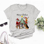 Load image into Gallery viewer, Merry Christmas Dachshund Women‘s T Shirt
