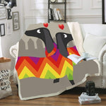 Load image into Gallery viewer, Dach Everywhere™ Sherpa Fleece Throw Blanket
