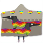Load image into Gallery viewer, Dach Everywhere™ Hooded Wearable Throw Blanket
