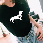 Load image into Gallery viewer, Dachshund Love T-shirt for Women
