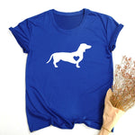 Load image into Gallery viewer, Dachshund Love T-shirt for Women
