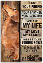 Load image into Gallery viewer, Dachshund Retro Vintage Tin Sign
