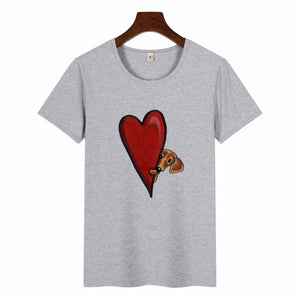 Doxie Love Funny T-Shirt for Women