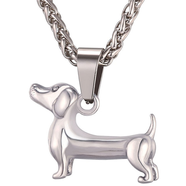 3D Sausage Dog Necklace
