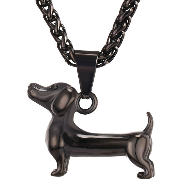 3D Sausage Dog Necklace