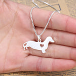 Load image into Gallery viewer, Wiener Heart Necklace
