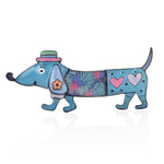 Load image into Gallery viewer, Cute Wiener Dog Brooch Pin
