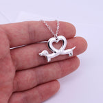 Load image into Gallery viewer, Dachshund Heart Shape Necklace
